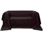 vidaXL Bankhoes 270x350 cm microsuède bruin, Verzenden, Nieuw