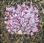 Maria Gubicekova (Maia) - Plum Blossom - 3D structured, Antiek en Kunst