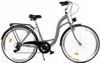 Meisjesfiets - 26 inch - met 7 versnellingen - grijs zwart, Fietsen en Brommers, Fietsen | Kinderfietsjes, Ophalen of Verzenden