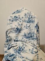 300x280cm ! Toile de Jouy chinoiserie tissu original