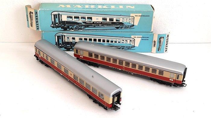 Märklin H0 - 4058, 4086 - Tender locomotief (2) - TEE -, Hobby en Vrije tijd, Modeltreinen | H0