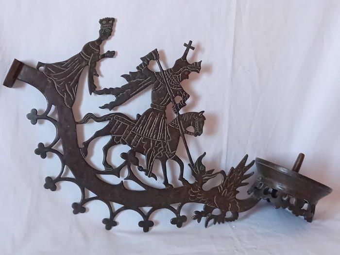 Kandelaar - Legering, Antiquités & Art, Antiquités | Autres Antiquités