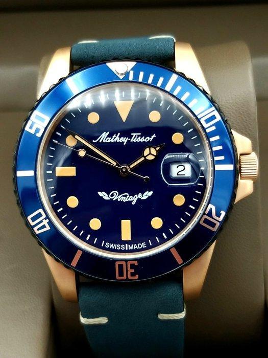 Mathey-Tissot - Mathy Vintage Bronze Automatic - Zonder, Handtassen en Accessoires, Horloges | Heren