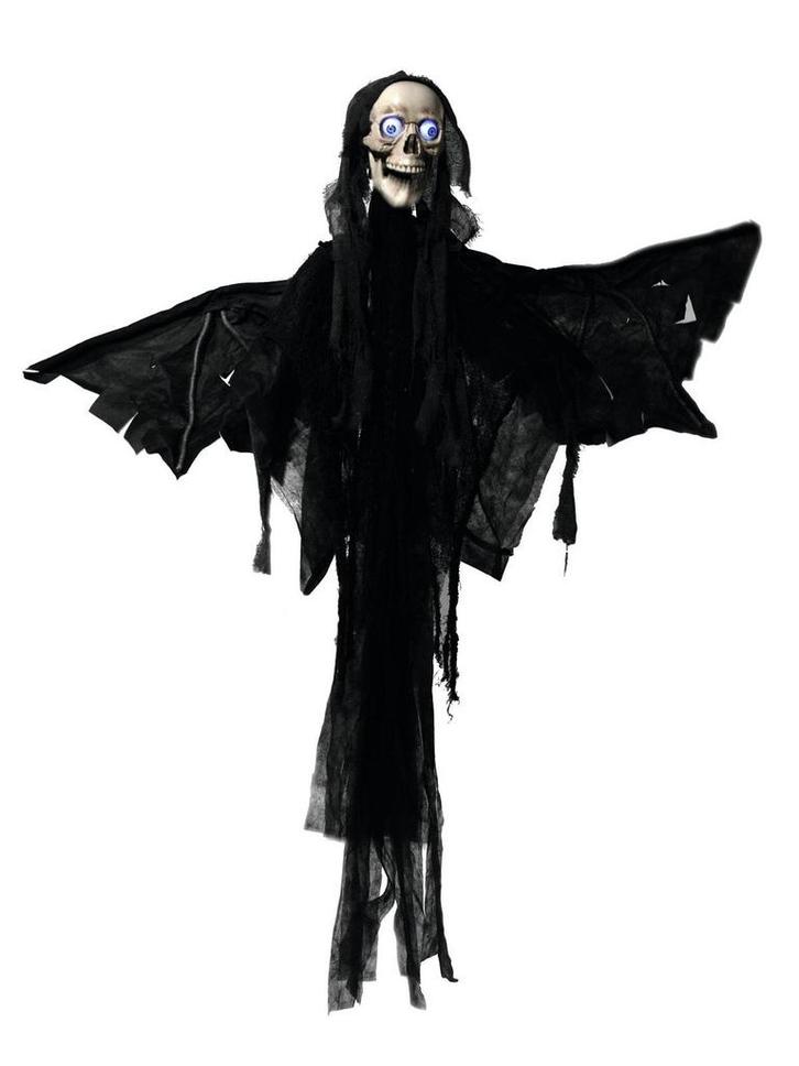 Halloween Figuur Zwarte Engel,165cm Met Licht Geluid En, Kinderen en Baby's, Speelgoed | Poppen