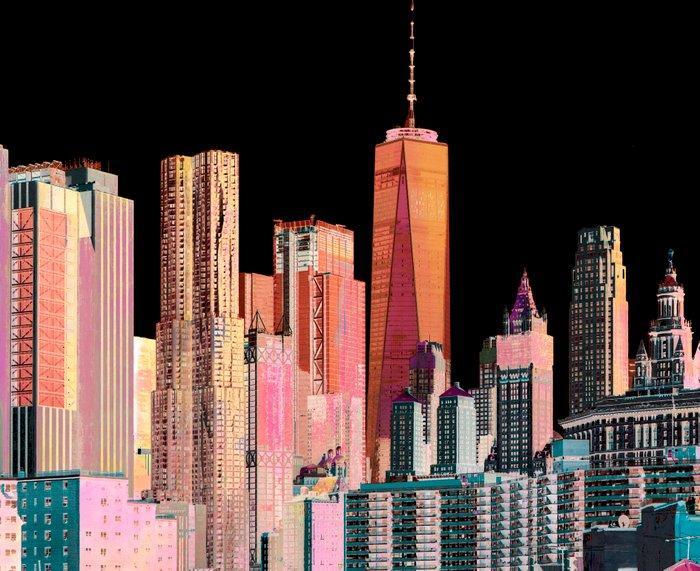 Carlos Arriaga - Hot Blue Chinatown., Antiek en Kunst, Kunst | Designobjecten