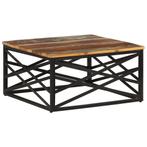 vidaXL Salontafel 68x68x35 cm massief gerecycled hout, Huis en Inrichting, Verzenden, Nieuw