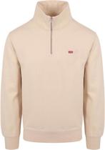 Levis Sweater Half Zip Ecru maat Maat 52/54 (L) Heren, Kleding | Heren, Truien en Vesten, Maat 52/54 (L), Levi's, Verzenden, Wit