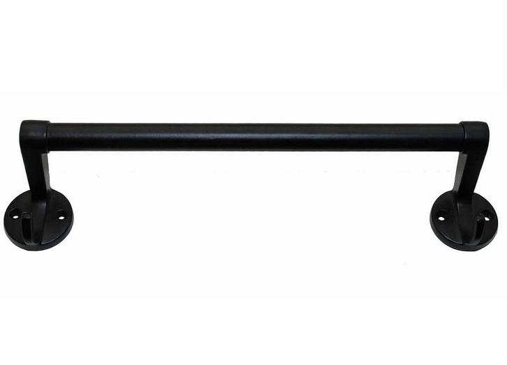 Handdoek Rek Met Haken 320 mm mat zwart, Huis en Inrichting, Badkamer | Badtextiel en Accessoires, Nieuw