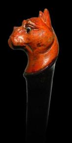 Bureauset - Hout (Ebbenhout), Porte plume (Porta penna) uit