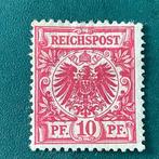 Empire allemand 1889 - 10 Pf Eagle en bonne teinte Rose, Postzegels en Munten, Gestempeld