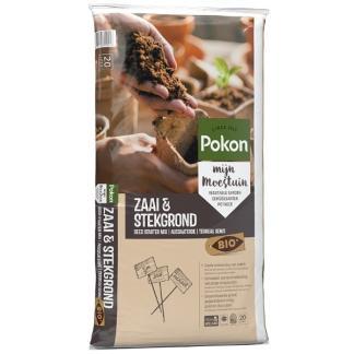 Zaai- & stekgrond | Pokon | 20 liter (Bio-label), Jardin & Terrasse, Terre & Fumier, Envoi