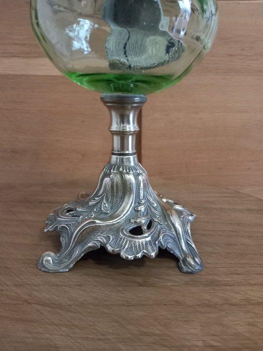 Hs Allemagne - Olielamp - Verguld messing, Antiquités & Art, Antiquités | Autres Antiquités