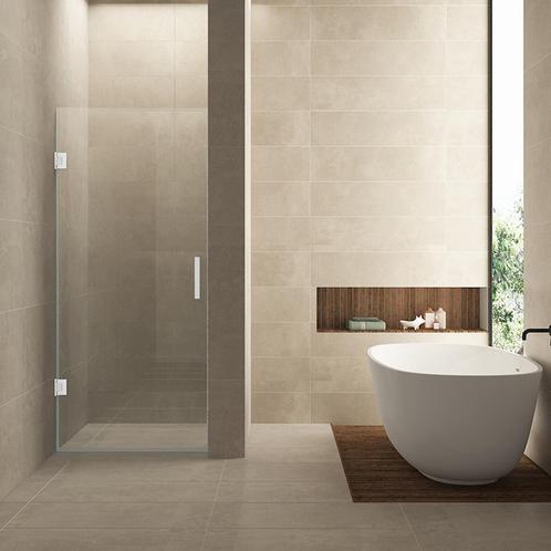 Nisdeur Wiesbaden Less 70x200 cm 8 mm Nano Helder Glas Mat, Doe-het-zelf en Bouw, Sanitair, Douche, Nieuw, Ophalen of Verzenden