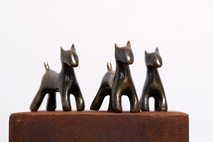 Pancho Porto - DOGS, Antiek en Kunst, Kunst | Schilderijen | Modern