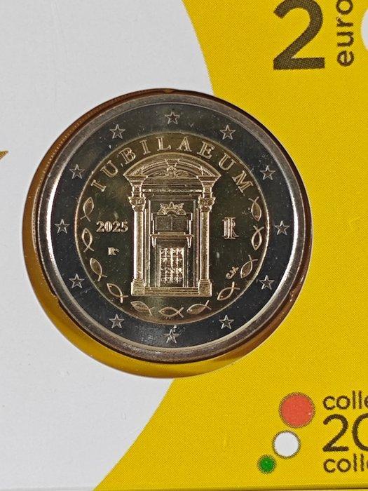 Italië. 2 Euro 2025 Giubileo + Vespucci (2 monete), Postzegels en Munten, Munten | Europa | Euromunten