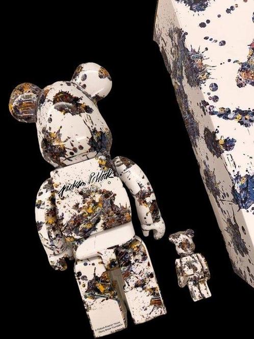 Medicom Toy - BE@RBRICK JACKSON POLLOCK STUDIO (SPLASH) #3, Antiek en Kunst, Kunst | Schilderijen | Modern