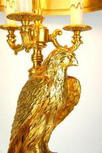 F.B.A.I. Italy - Lampe de table - Aigle en bronze doré de, Nieuw