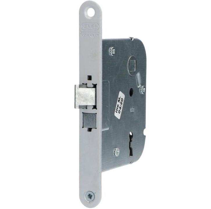 Nemef dag en nachtslot 1446 met staal gelakte voorplaat, Doe-het-zelf en Bouw, Hang- en Sluitwerk, Klink of Kruk, Nieuw, Overige materialen