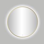 Nancy Venetië-Thin ronde spiegel Mat-Goud incl.led, Huis en Inrichting, Woonaccessoires | Spiegels, Ophalen of Verzenden, Nieuw