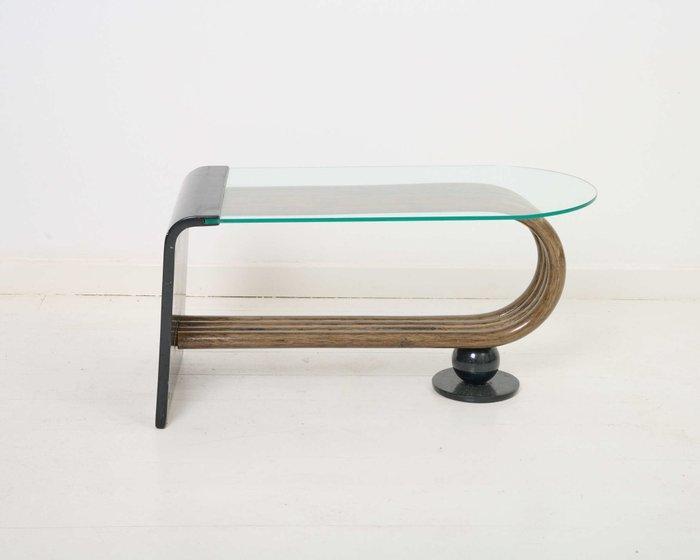 Salontafel - Hout, Glas, Antiquités & Art, Art | Objets design