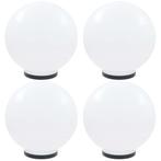 vidaXL LED-bollampen 4 st rond 40 cm PMMA, Verzenden, Nieuw