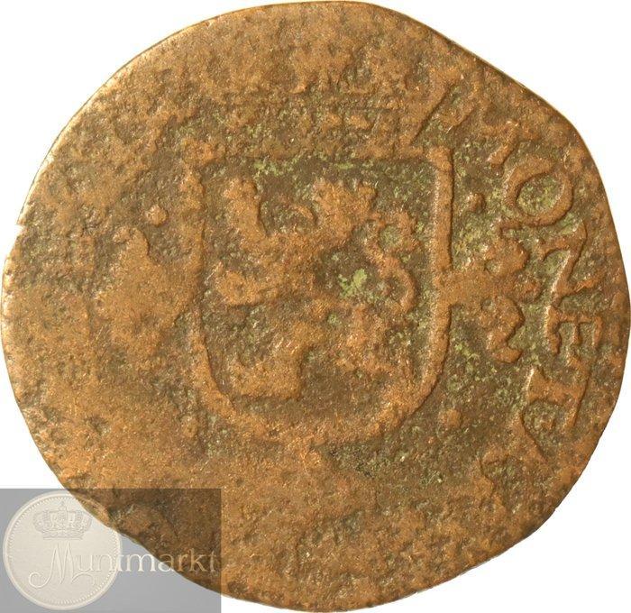 Nederland - Arnhem. 1/8 Stuiver of Duit z.j. (ca. 1594-1599), Postzegels en Munten, Munten | Nederland