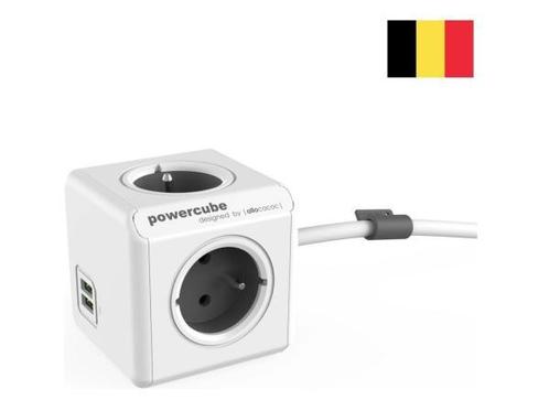 Veiling - DesignNest PowerCube Extended Duo USB Type E wit/g, Doe-het-zelf en Bouw, Elektriciteit en Kabels