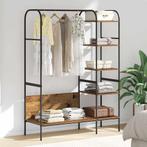 vidaXL Kleerhanger met Planken in Oud Hout 120x44x160 cm, Huis en Inrichting, Verzenden, Nieuw
