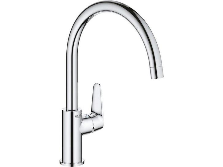 GROHE BauCurve - Keukenkraan - Hoge uitloop 360° draaibereik, Huis en Inrichting, Woonaccessoires | Overige, Zo goed als nieuw