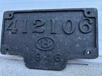 Nummerplaat (1) - GMC - 1940-1950, Nieuw