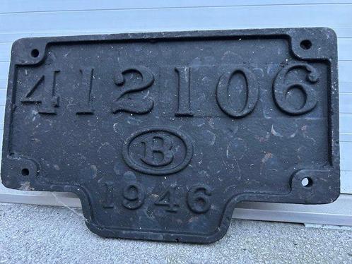 Nummerplaat (1) - GMC - 1940-1950, Hobby en Vrije tijd, Modeltreinen | Overige schalen