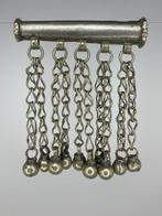 Zeldzaam Afghaans stamzilveren amulet hanger (Hirz / Ta’wiz)