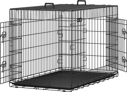 Hondenkooi hondenbox opvouwbaar zwart, Dieren en Toebehoren, Hondenhokken, Nieuw, Ophalen of Verzenden
