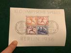 Duitse Rijk 1936 - Blokken Olympische Spelen met annulering, Postzegels en Munten, Gestempeld