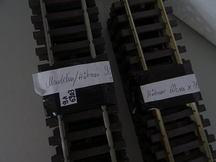 Märklin, Hübner 1 - 5903 - Modeltreinsporen (16) - 9 x 900, Hobby en Vrije tijd, Modeltreinen | Overige schalen