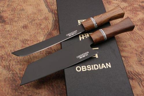 Obsidian - Keukenmes - Kitchen knife set - Introductie van, Antiek en Kunst, Antiek | Keukengerei