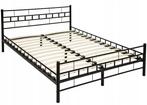 Metalen bedframe met lattenbodem- 180x200 - zwart, Doe-het-zelf en Bouw, Metalen, Ophalen of Verzenden, Nieuw