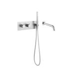 Veiling - Inbouw badkraan Chroom twee-knop bediening complet, Doe-het-zelf en Bouw, Sanitair, Nieuw