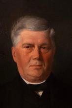 Aloïs Boudry (1851–1937) - Portrait of a Gentleman, Antiek en Kunst