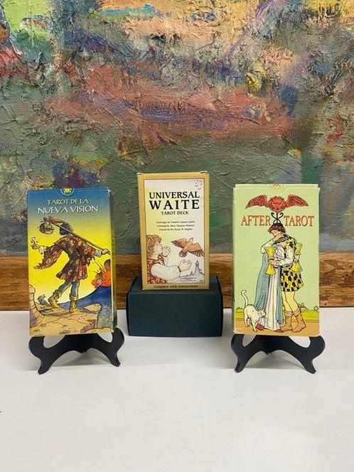 Speelkaarten - Lot: Unique Set of Three Tarot Decks – Tarot, Antiek en Kunst, Antiek | Overige Antiek