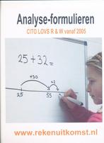 Analyseformulieren Cito/LOVS Rekenen wiskunde vanaf 2005, Verzenden, Nieuw