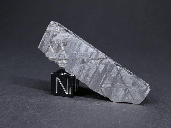 Muoniionualusta ijzeren meteoriet geëtste deelplak - 30.5 g, Verzamelen, Mineralen en Fossielen