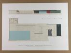 Ludwig Mies van der Rohe - Barcelona Pavillon - Artprint of, Antiek en Kunst