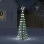 vidaXL Arbre de Noël lumineux conique 275 LED blanc, Neuf, Verzenden