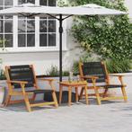 vidaXL Zijtafel 45 x 45 x 40 cm van massief acaciahout, Tuin en Terras, Verzenden, Nieuw
