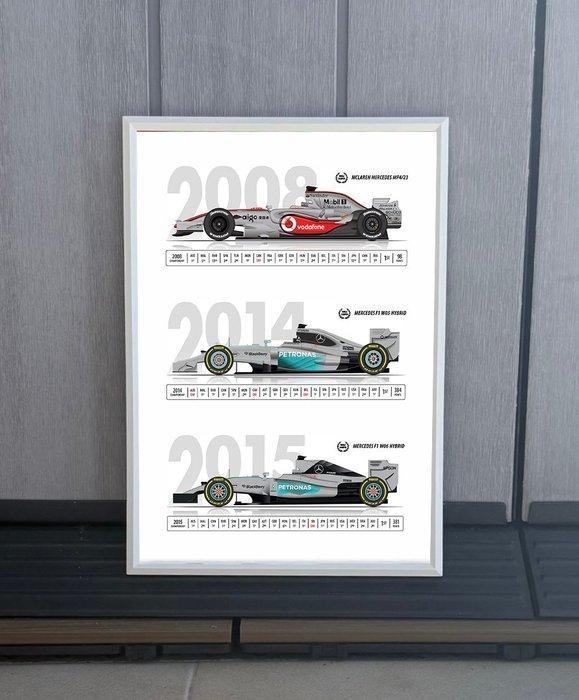 Lewis Hamilton - Quadro, Verzamelen, Automerken, Motoren en Formule 1