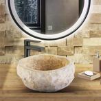 Waskom BWS Stone Rond 35x35x15 cm Met Gepolijste Binnenzijde, Doe-het-zelf en Bouw, Ophalen of Verzenden, Nieuw, Overige typen
