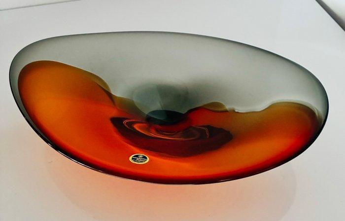 Art Cristal Bohemia - Sculpture, “ Schaal “ - 28 cm - Verre, Antiquités & Art, Antiquités | Verre & Cristal