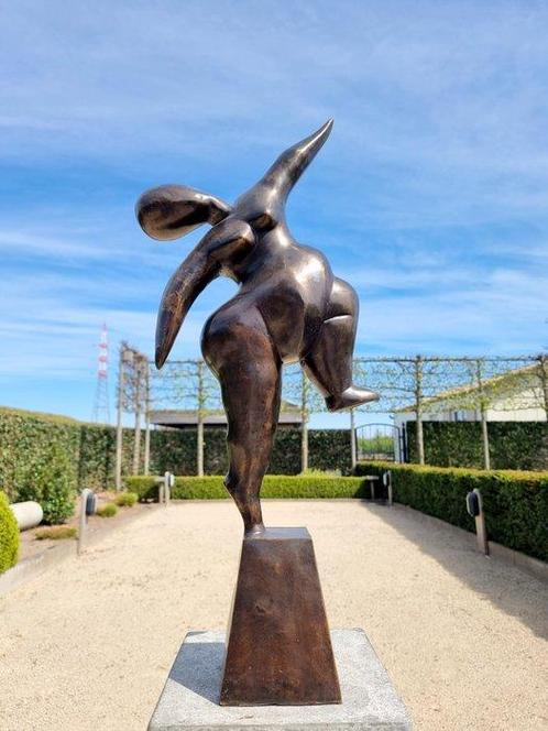 Sculpture, Performing athlete - 70 cm - Bronze, Antiek en Kunst, Kunst | Designobjecten