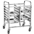 Regaalwagen | RVS | 2x 6 Etages (1/1 GN) | Wielen (Geremd), Verzenden, Nieuw in verpakking